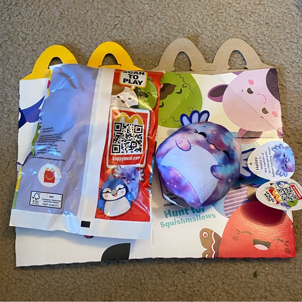 Squishmallow McDonald’s “HALLEY” WITH BOX